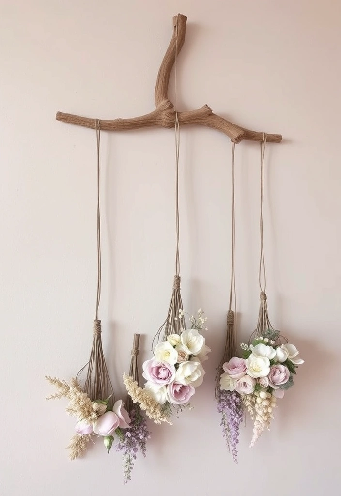 14 DIY Wall Art Projects That'll Impress Your Guests (You Won't Believe How Easy #6 Is!) - 5. Dried Flower Wall Hangings
