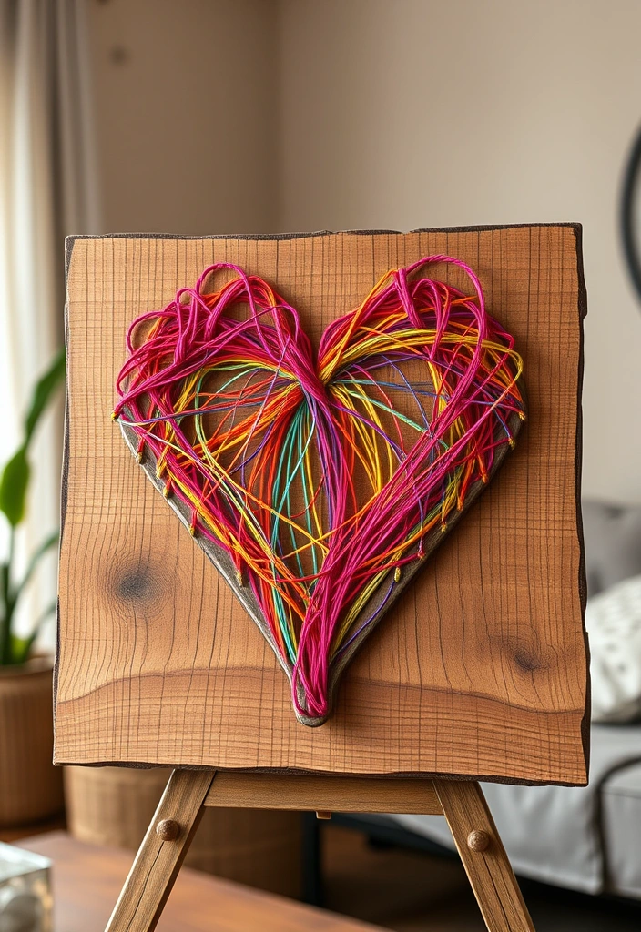 14 DIY Wall Art Projects That'll Impress Your Guests (You Won't Believe How Easy #6 Is!) - 3. String Art Masterpiece