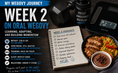 Week 2 on Oral Wegovy: Progress, Fluctuations and Learning Not to Under-Fuel