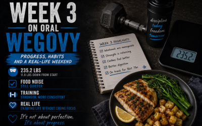 Week 3 on OralWegovy: Learning to Trust the Process